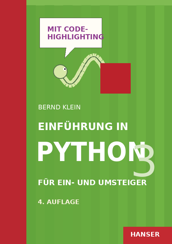 Buchcover Einführung in Python 3